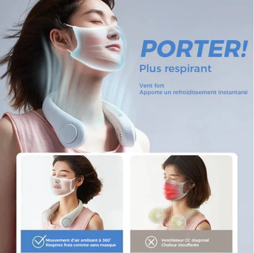 EchoFan™ - Ventilateur de Cou Portable