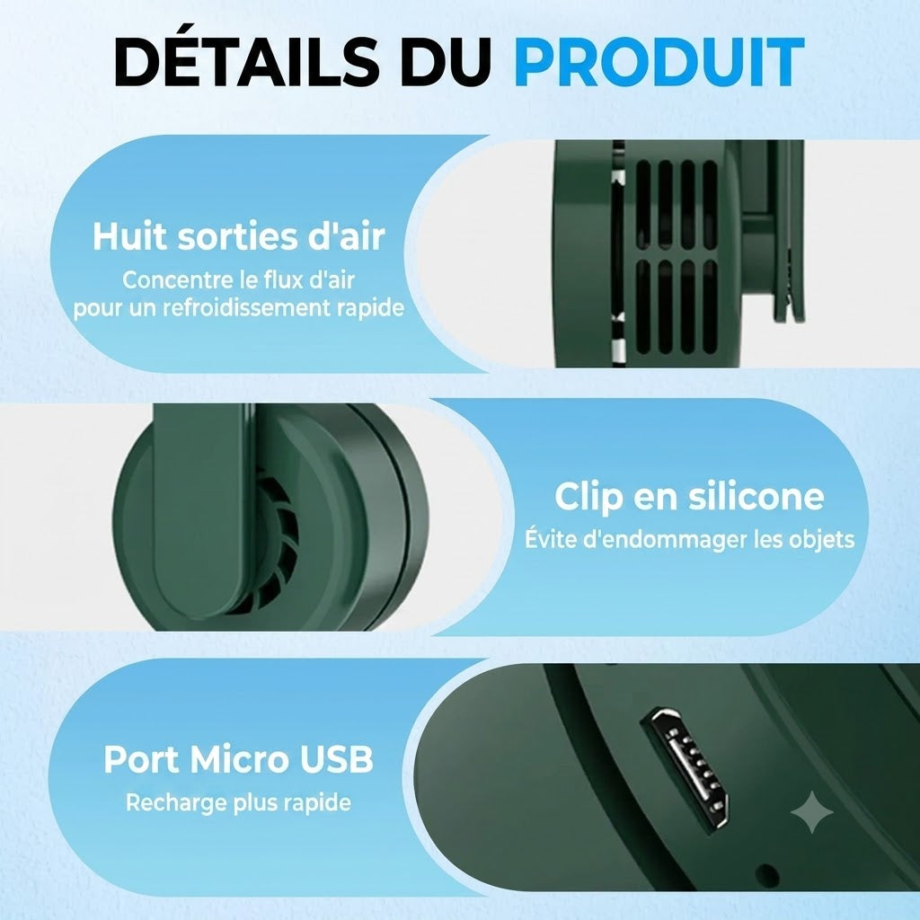 EchoFan™ - Ventilateur Pro
